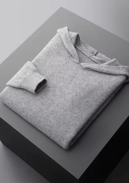 100% Cashmere Essential Hoodie – Ultra-Soft | ASCENDARY®