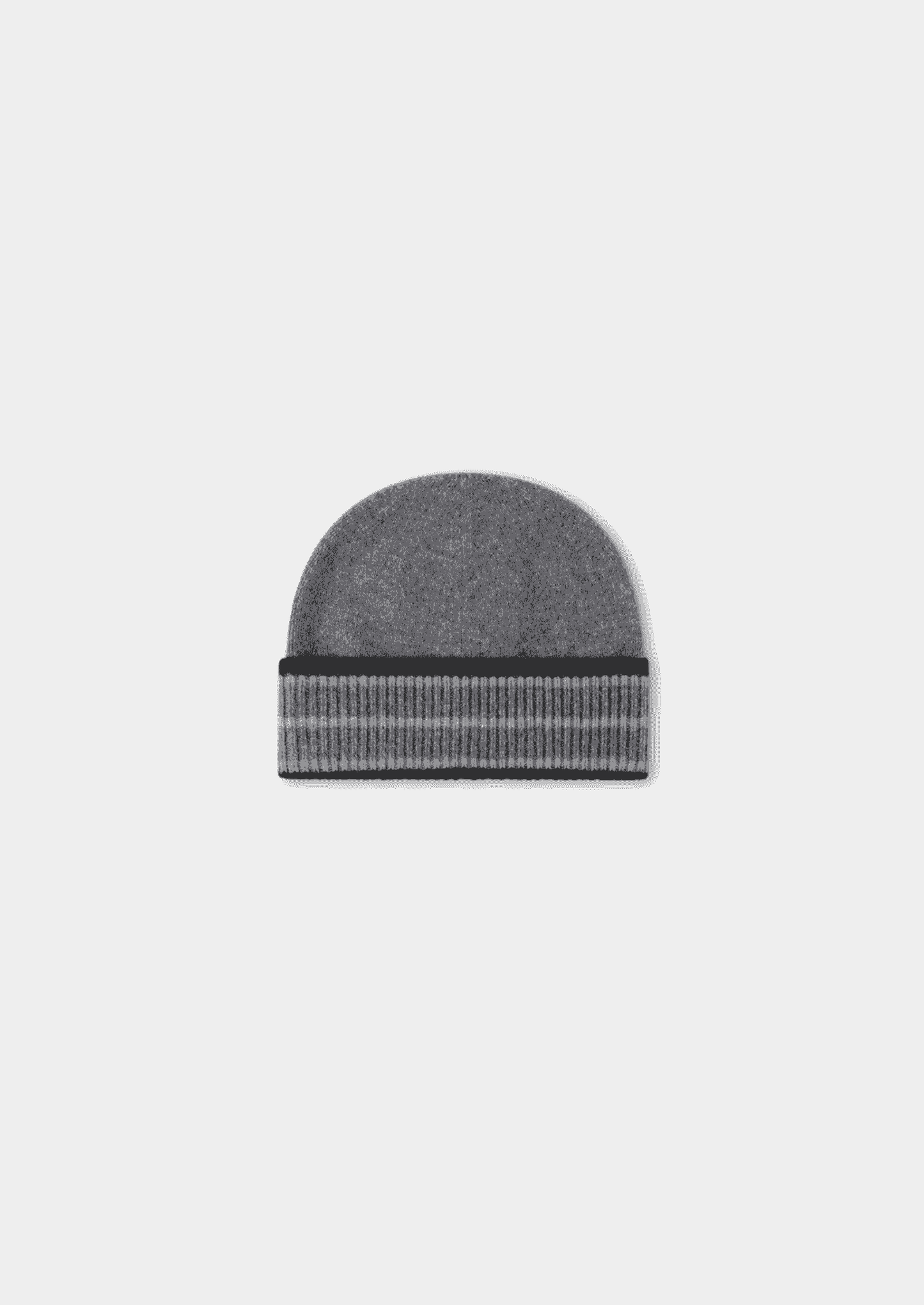 DARK GRAY MERINO WOOL WINTERTIME BEANIE