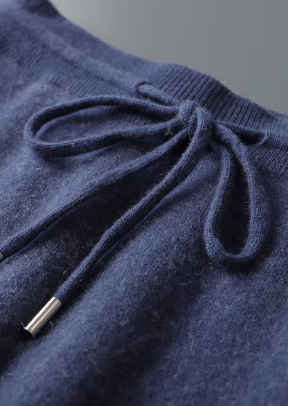 Men's 100% Cashmere Leisure Set – Beige – Hoodie & Joggers – ASCENDARY®