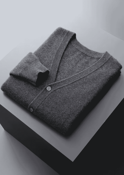 PURE EXTRA-FINE MERINO WOOL ESSENTIAL CARDIGAN