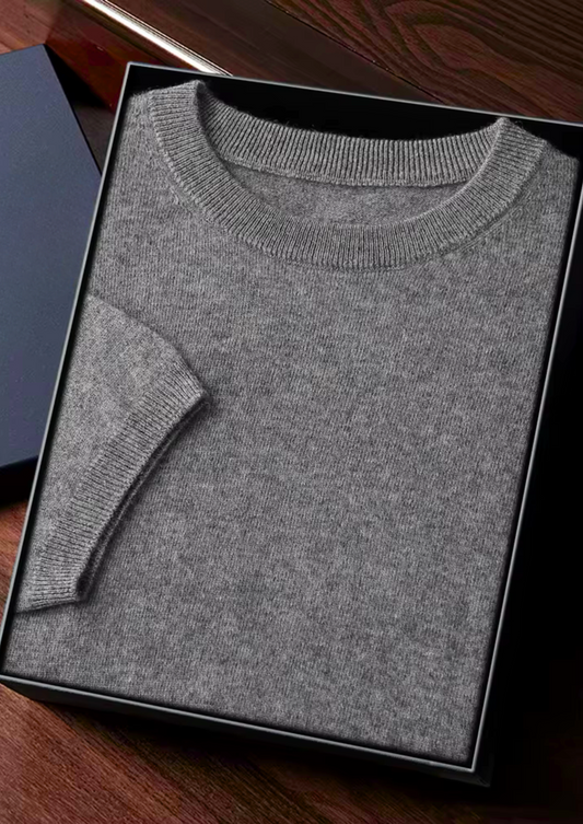 100% Cashmere Classic Crewneck T-Shirt – ASCENDARY®