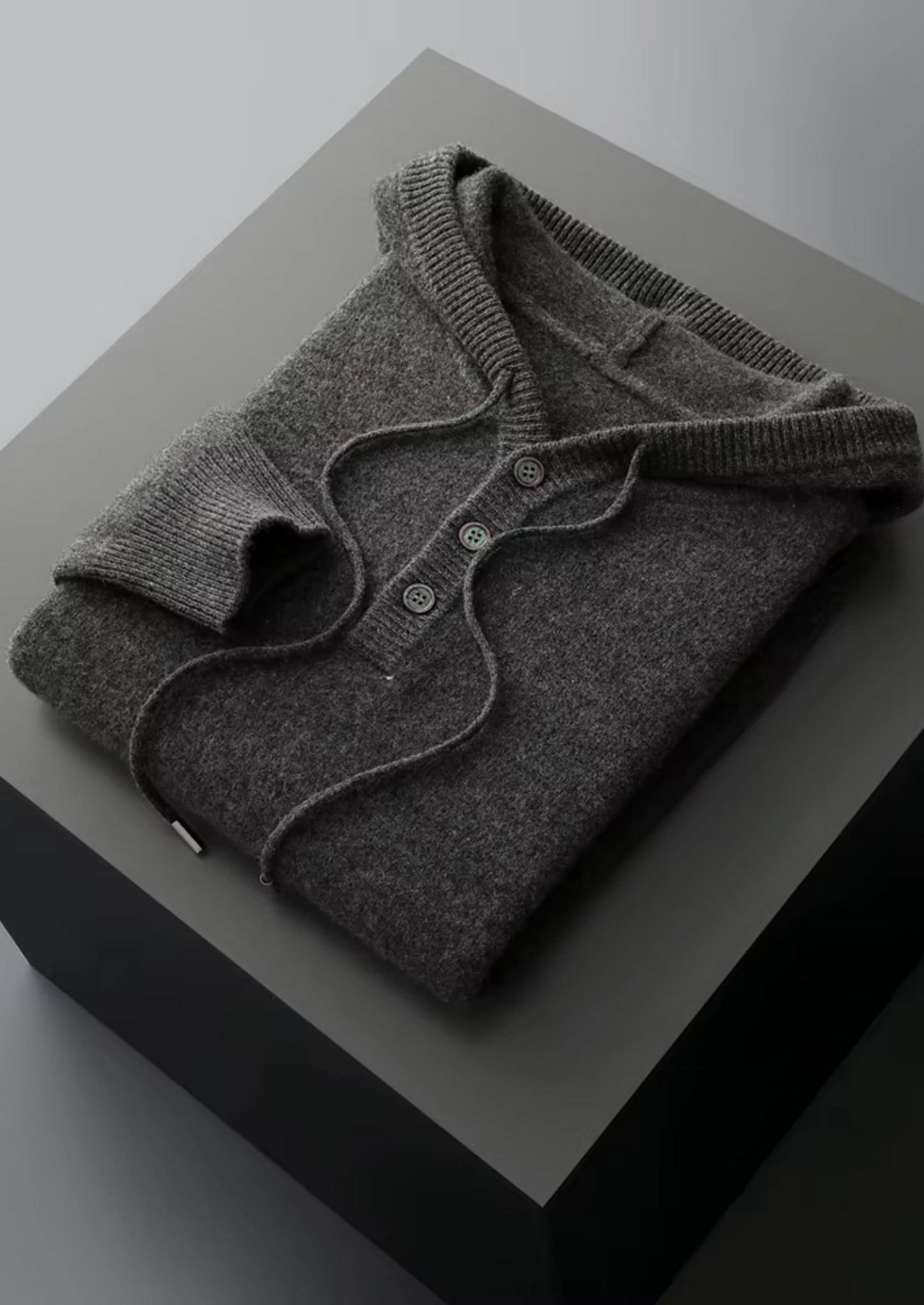 Men's Extra-Fine Merino Wool Button Hoodie – ASCENDARY®