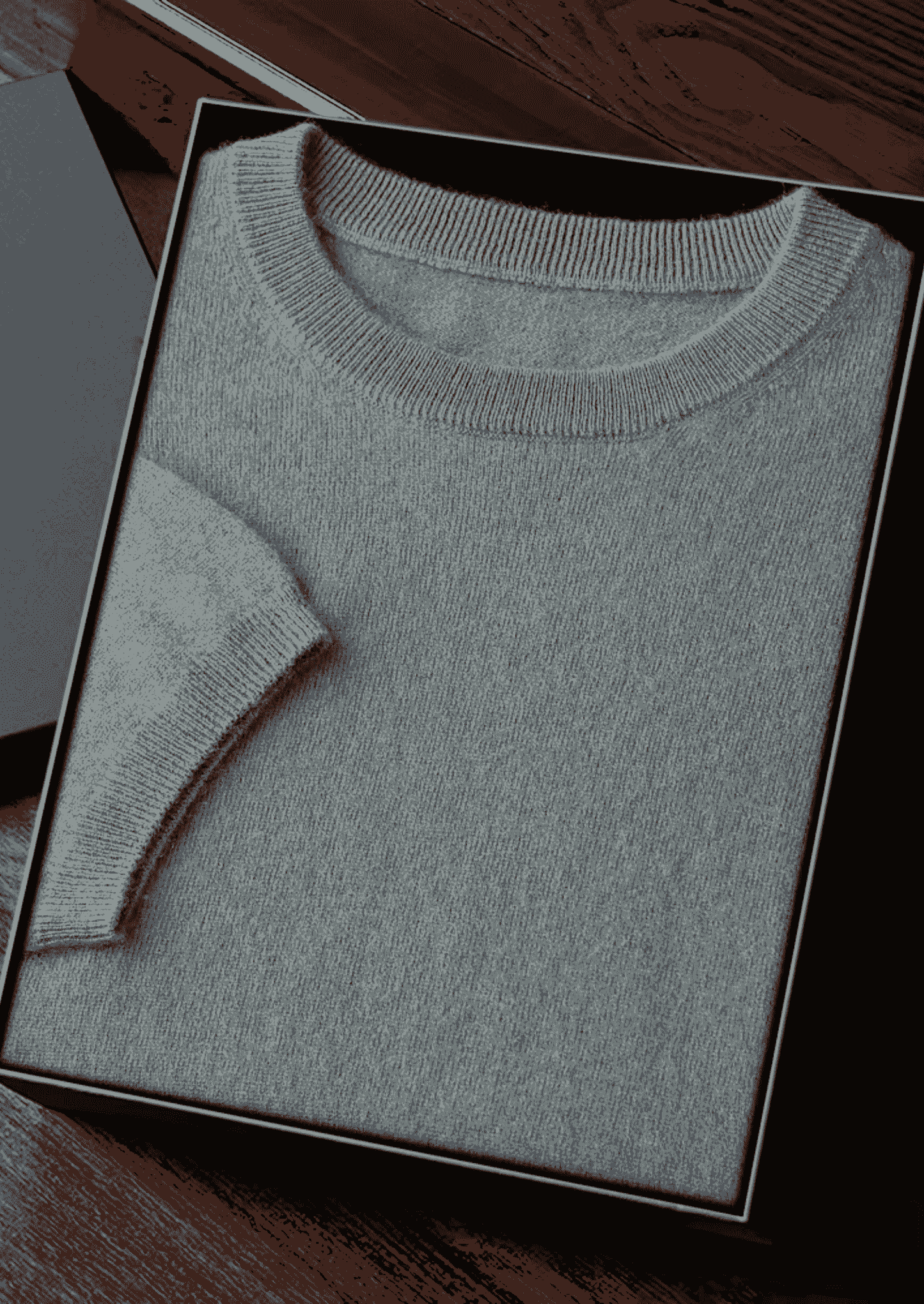 PREMIUM CASHMERE CLASSIC CREWNECK T-SHIRT