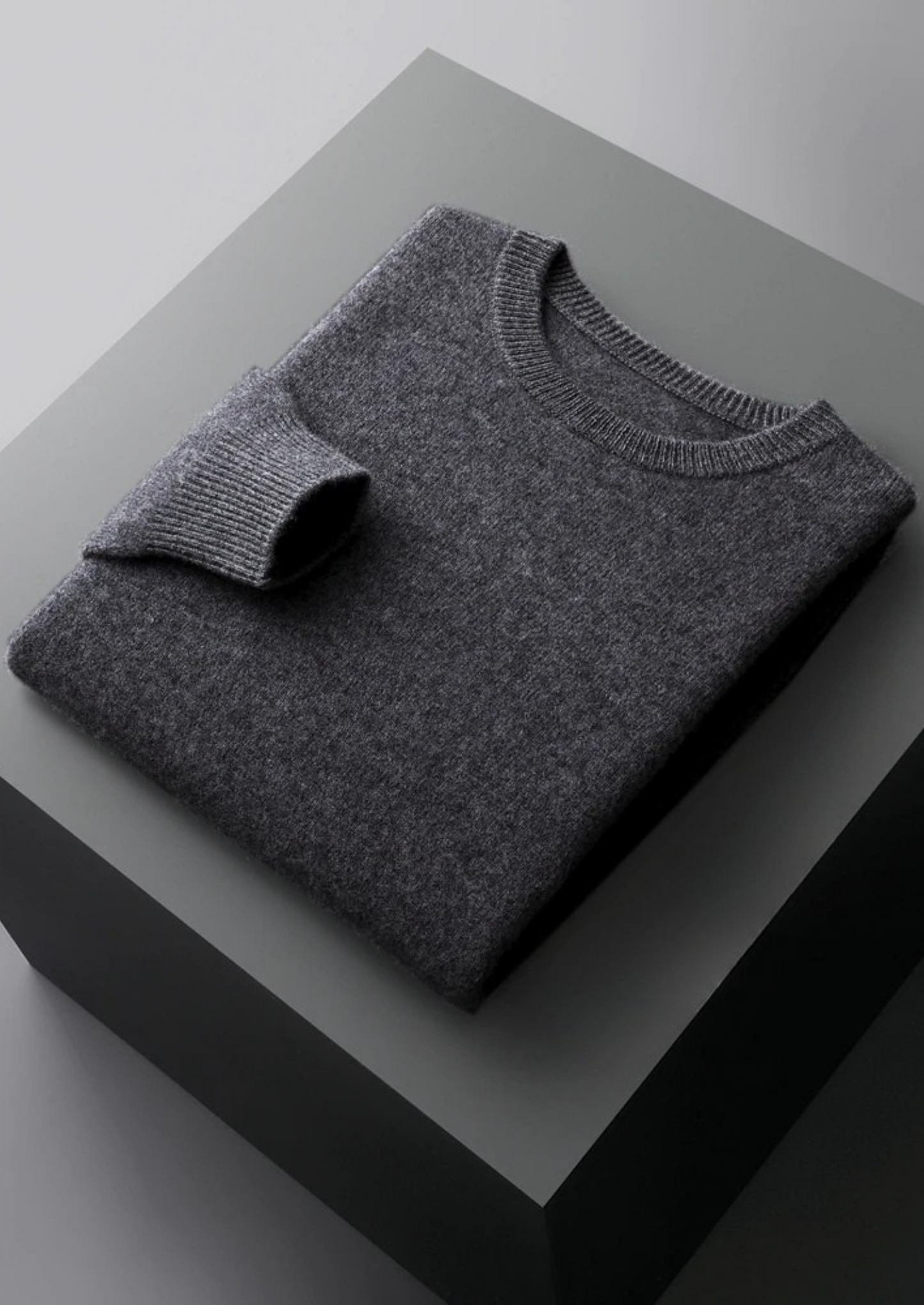 Men's Extra-Fine Merino Wool Crewneck Sweater – Classic Fit – ASCENDARY®
