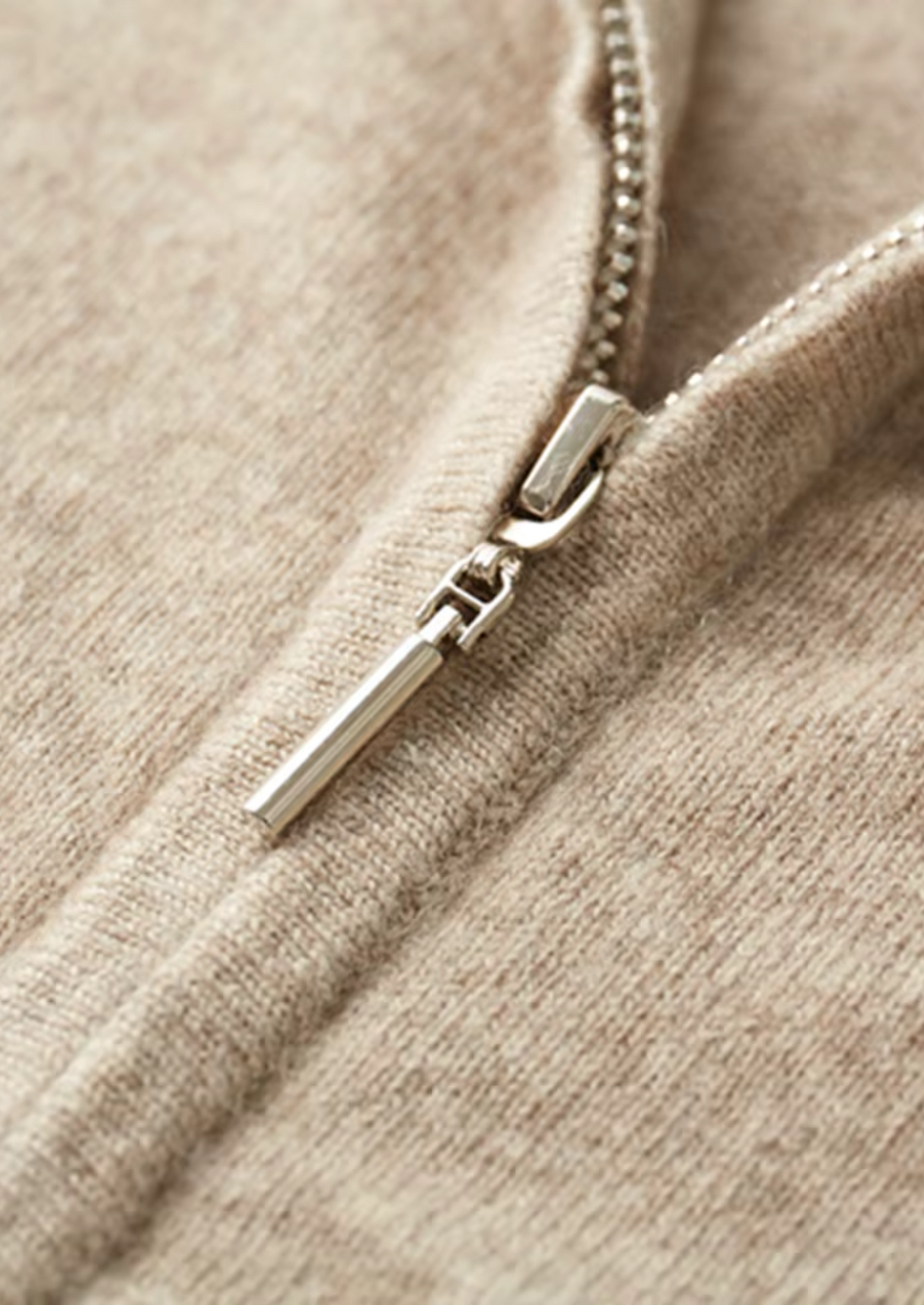 Men's 100% Cashmere Leisure Set – Sand – Hoodie & Joggers – ASCENDARY®