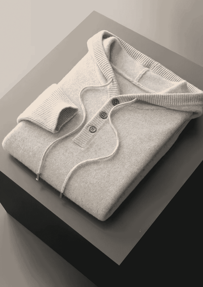 Men's Extra-Fine Merino Wool Button Hoodie – ASCENDARY®