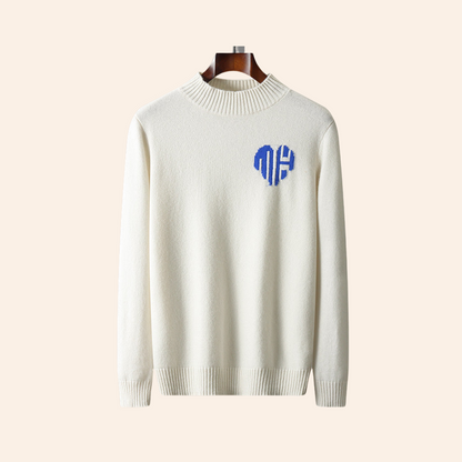 100% Cashmere Heart Sweater – Hypoallergenic | Expressive Luxury | ASCENDARY®