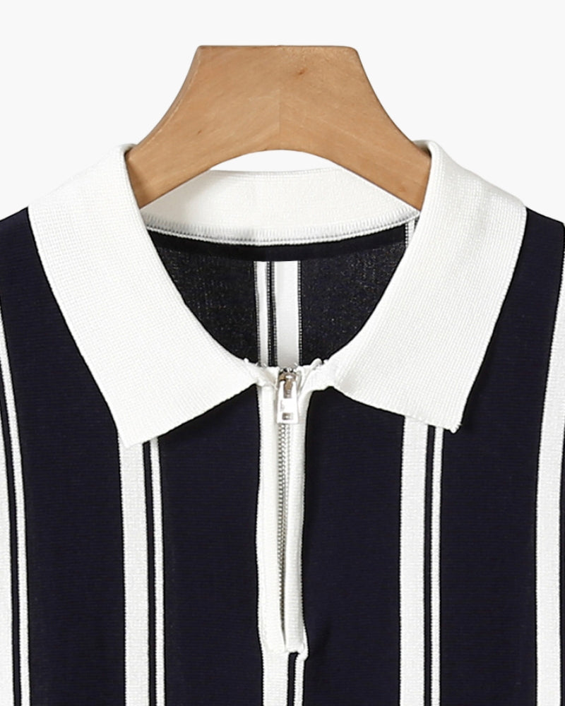 Split Half-Zip – Skin-Soft | Retro Sport Style | ASCENDARY®