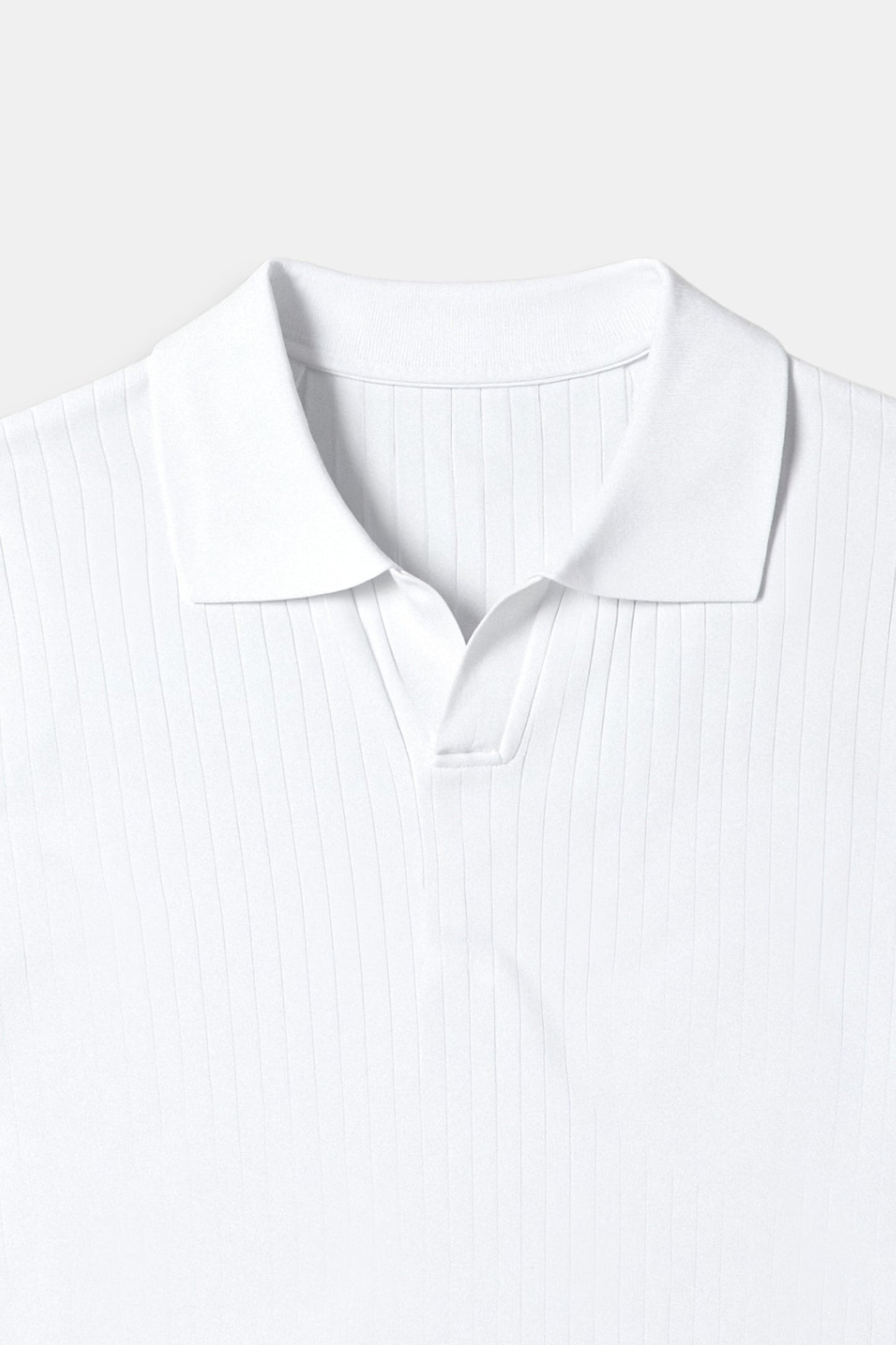 Pisa Ribbed Cotton Polo – Breathable Mesh | Skin-Gentle | ASCENDARY®