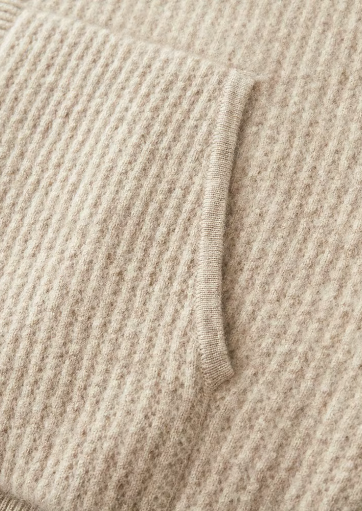 Men's Ribbed Merino Wool Zip Hoodie – Slim Fit Knitwear – ASCENDARY®