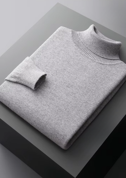 Men's Extra-Fine Merino Wool Classic Rollneck Sweater – ASCENDARY®