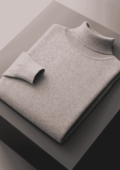 Men's Extra-Fine Merino Wool Classic Rollneck Sweater – ASCENDARY®
