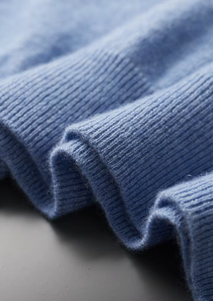 Men's 100% Cashmere Mock Neck T-Shirt – Luxury Knitwear – ASCENDARY®