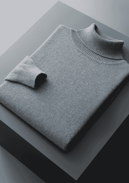 Men's Extra-Fine Merino Wool Classic Rollneck Sweater – ASCENDARY®