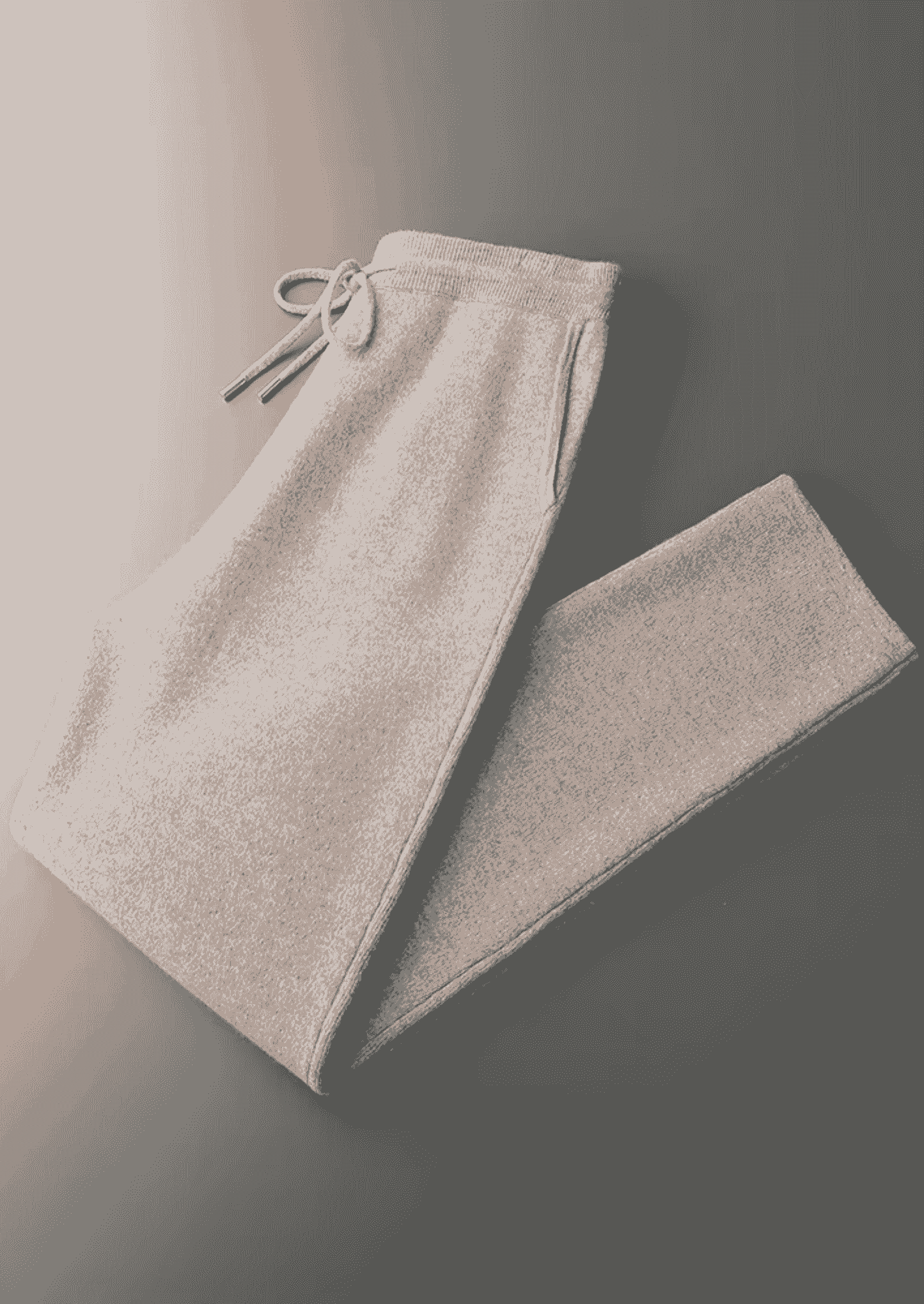 Men's Extra-Fine Merino Wool Tailored Leisure Trousers – Light Grey – ASCENDARY®