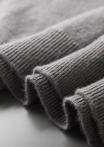 Men's 100% Cashmere Mock Neck T-Shirt – Luxury Knitwear – ASCENDARY®
