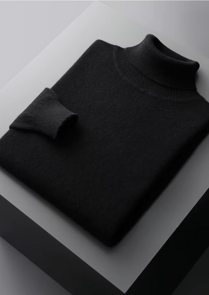 Men's Extra-Fine Merino Wool Classic Rollneck Sweater – ASCENDARY®