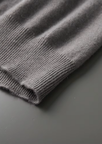 Men's 100% Cashmere Mock Neck T-Shirt – Luxury Knitwear – ASCENDARY®