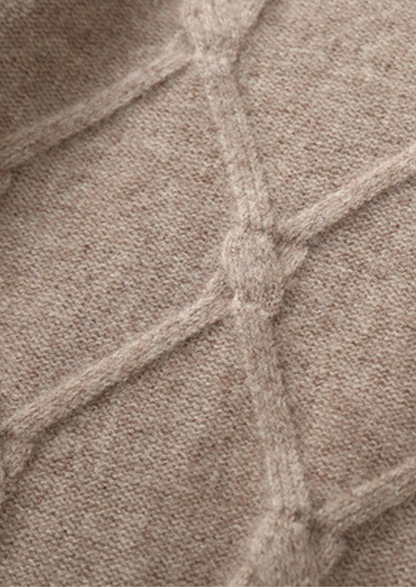 100% Cashmere Pattern Crewneck Sweater – ASCENDARY®