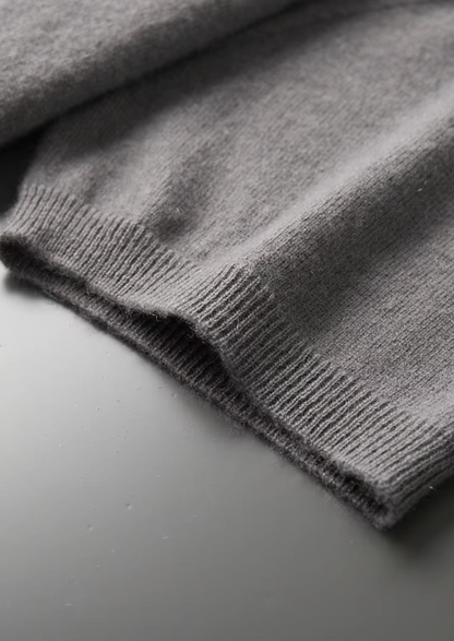 Men's 100% Cashmere Mock Neck T-Shirt – Luxury Knitwear – ASCENDARY®