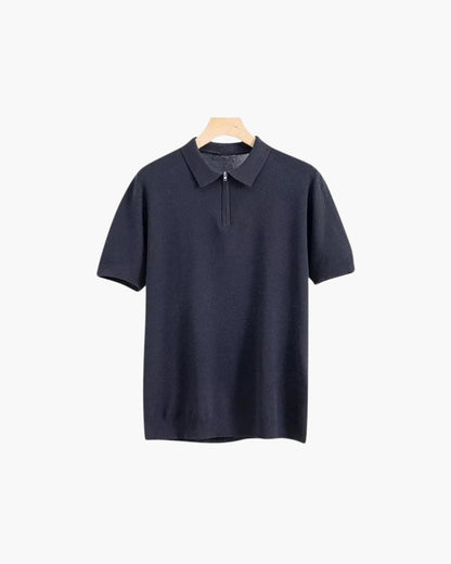 IBIZA Zip Up Polo – Breathable Mesh | Skin-Gentle | ASCENDARY®