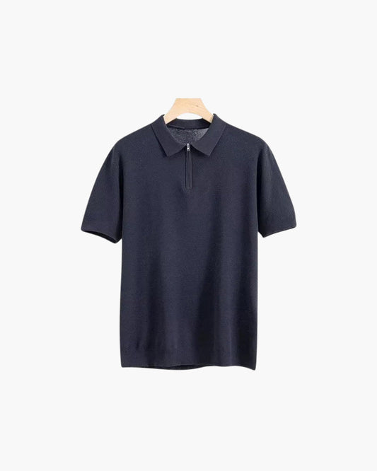 IBIZA Zip Up Polo – Breathable Mesh | Skin-Gentle | ASCENDARY®