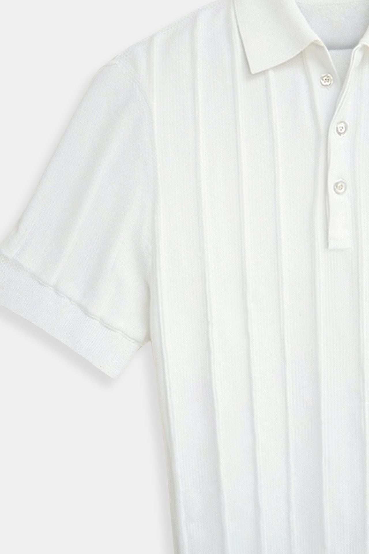 Vertical Striped Button-Up Polo – Skin-Soft | Bold Style | ASCENDARY®