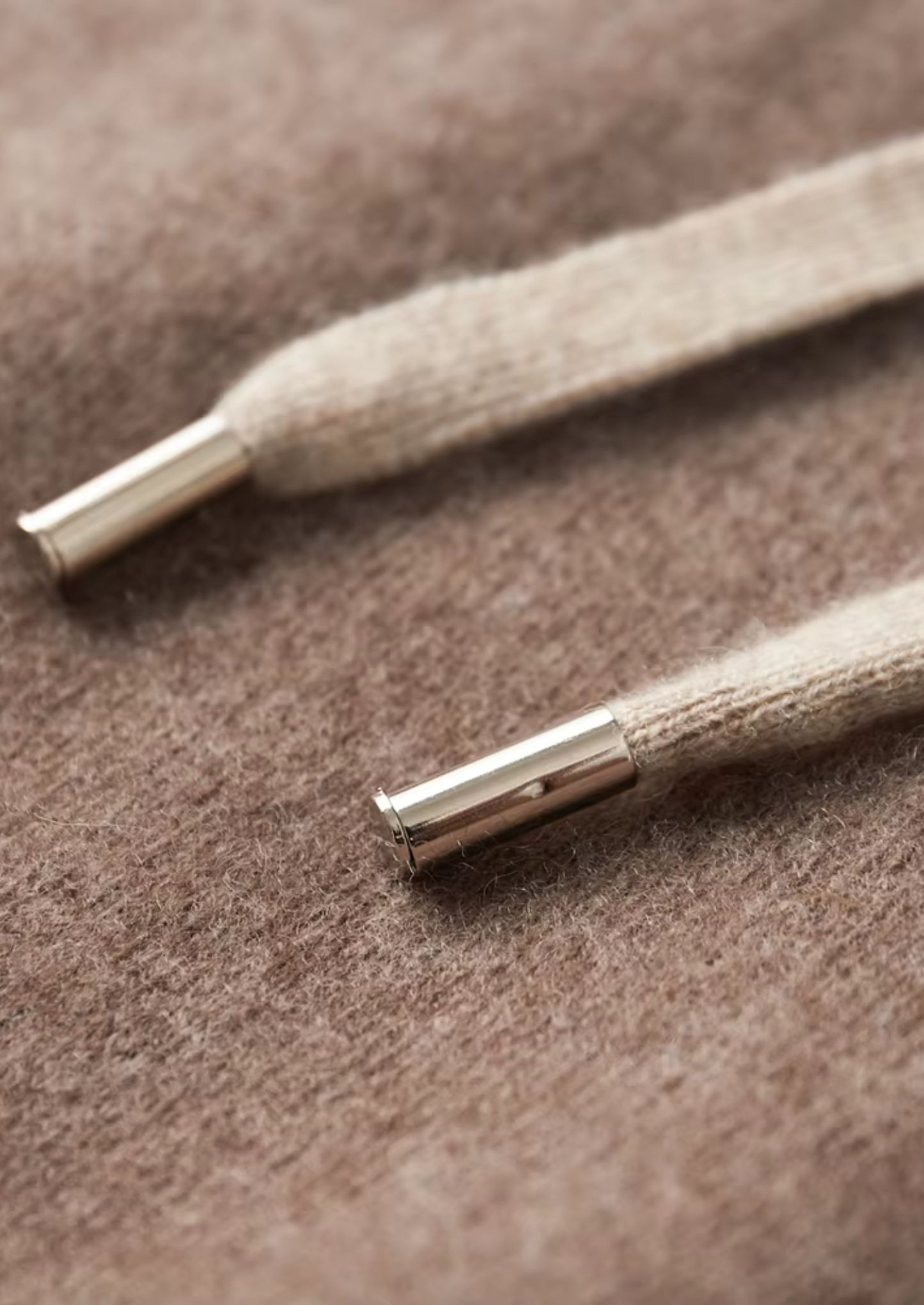 Men's 100% Cashmere Leisure Set – Sand – Zip Hoodie & Joggers – ASCENDARY®