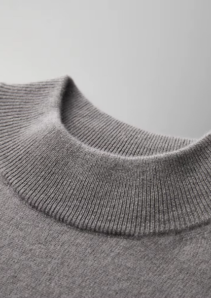 Men's 100% Cashmere Mock Neck T-Shirt – Luxury Knitwear – ASCENDARY®