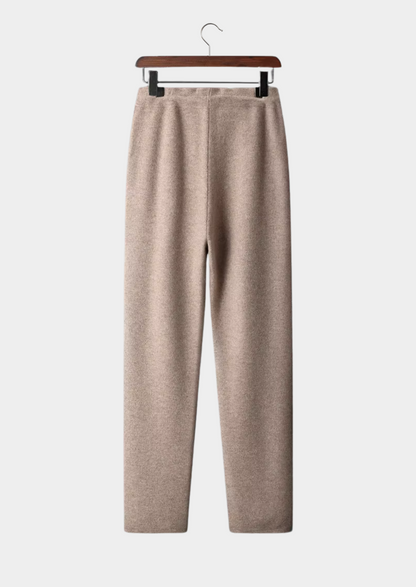 Men's Extra-Fine Merino Wool Tailored Leisure Trousers – Light Grey – ASCENDARY®
