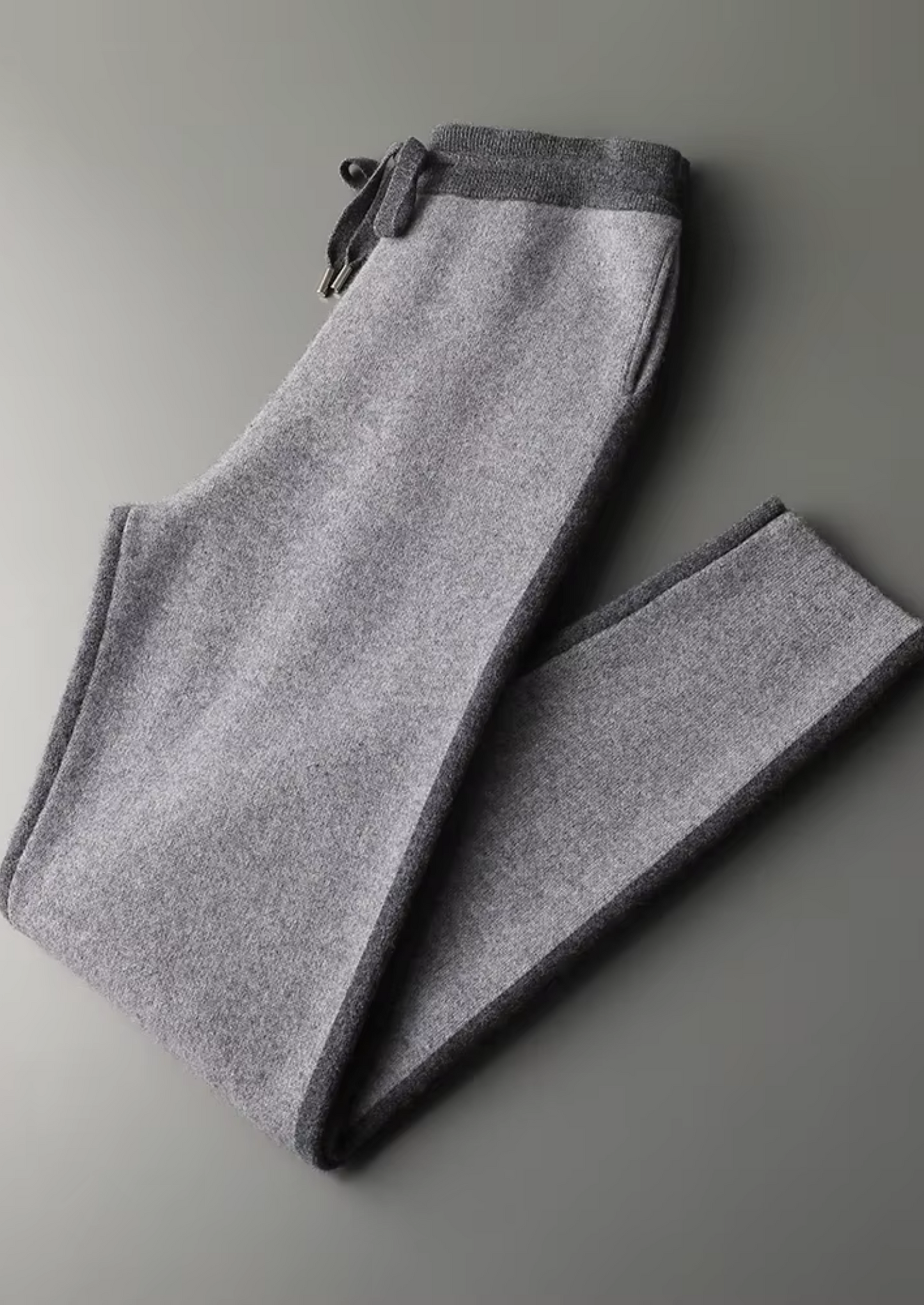 Men's 100% Cashmere Leisure Set – Sand – Zip Hoodie & Joggers – ASCENDARY®