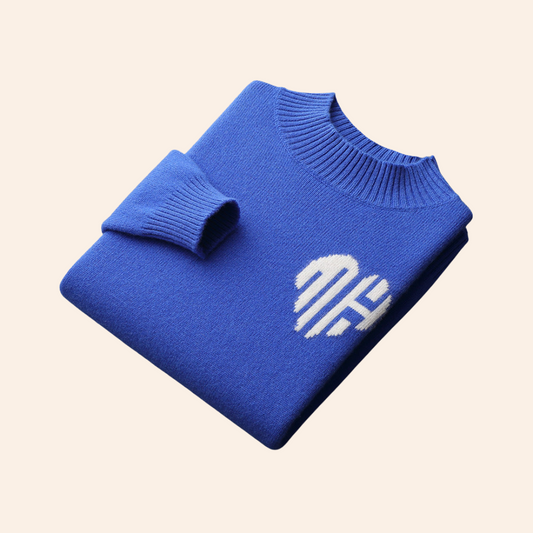 100% Cashmere Heart Sweater – Hypoallergenic | Expressive Luxury | ASCENDARY®