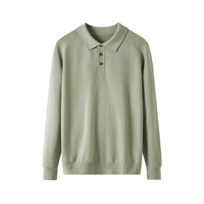 100% Premium Wool Polo – Hypoallergenic | Skin-Gentle | ASCENDARY®