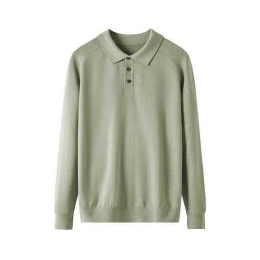 100% Premium Wool Polo – Hypoallergenic | Skin-Gentle | ASCENDARY®