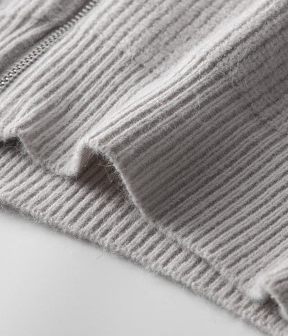 Men's Premium Wool-Blend Knitted Zip Vest – ASCENDARY®