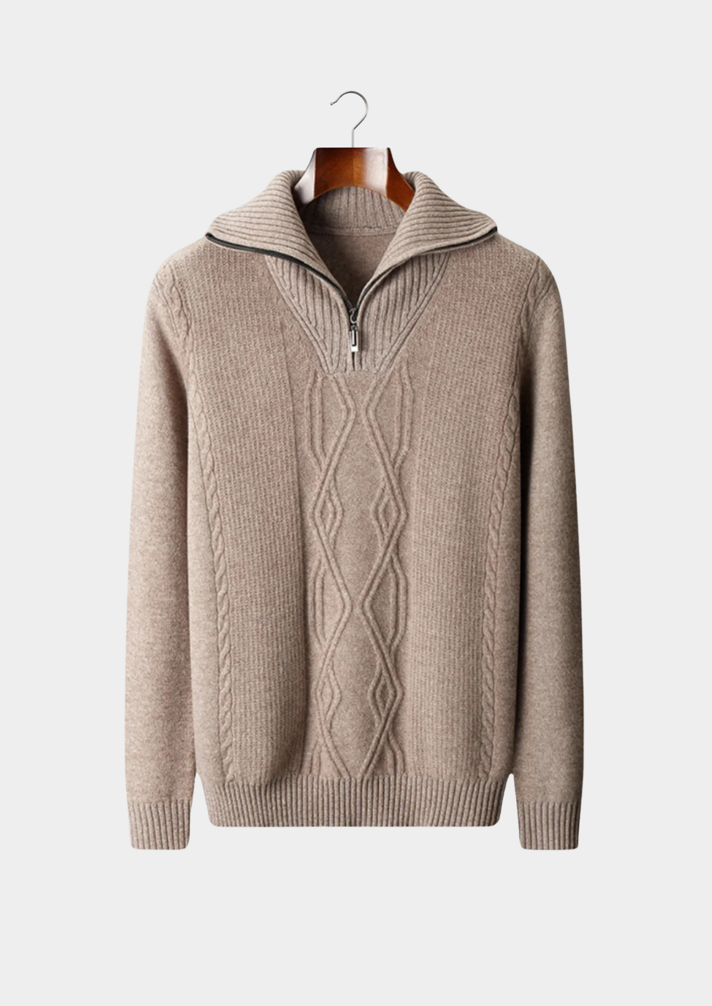 Men's Extra-Fine Merino Wool Half-Zip Sweater – ASCENDARY®