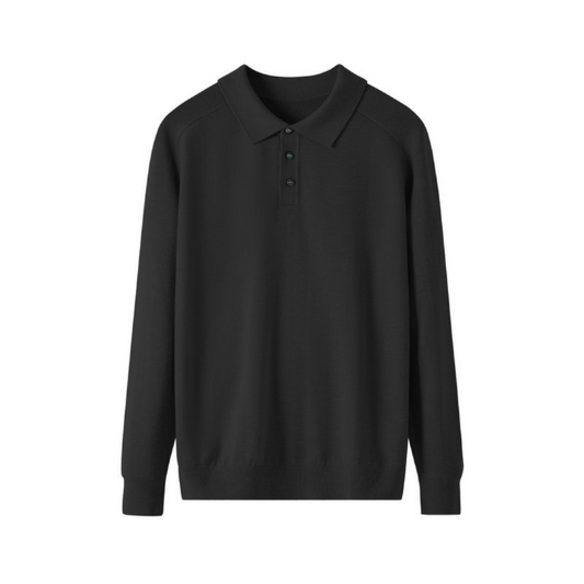 100% Premium Wool Polo – Hypoallergenic | Skin-Gentle | ASCENDARY®
