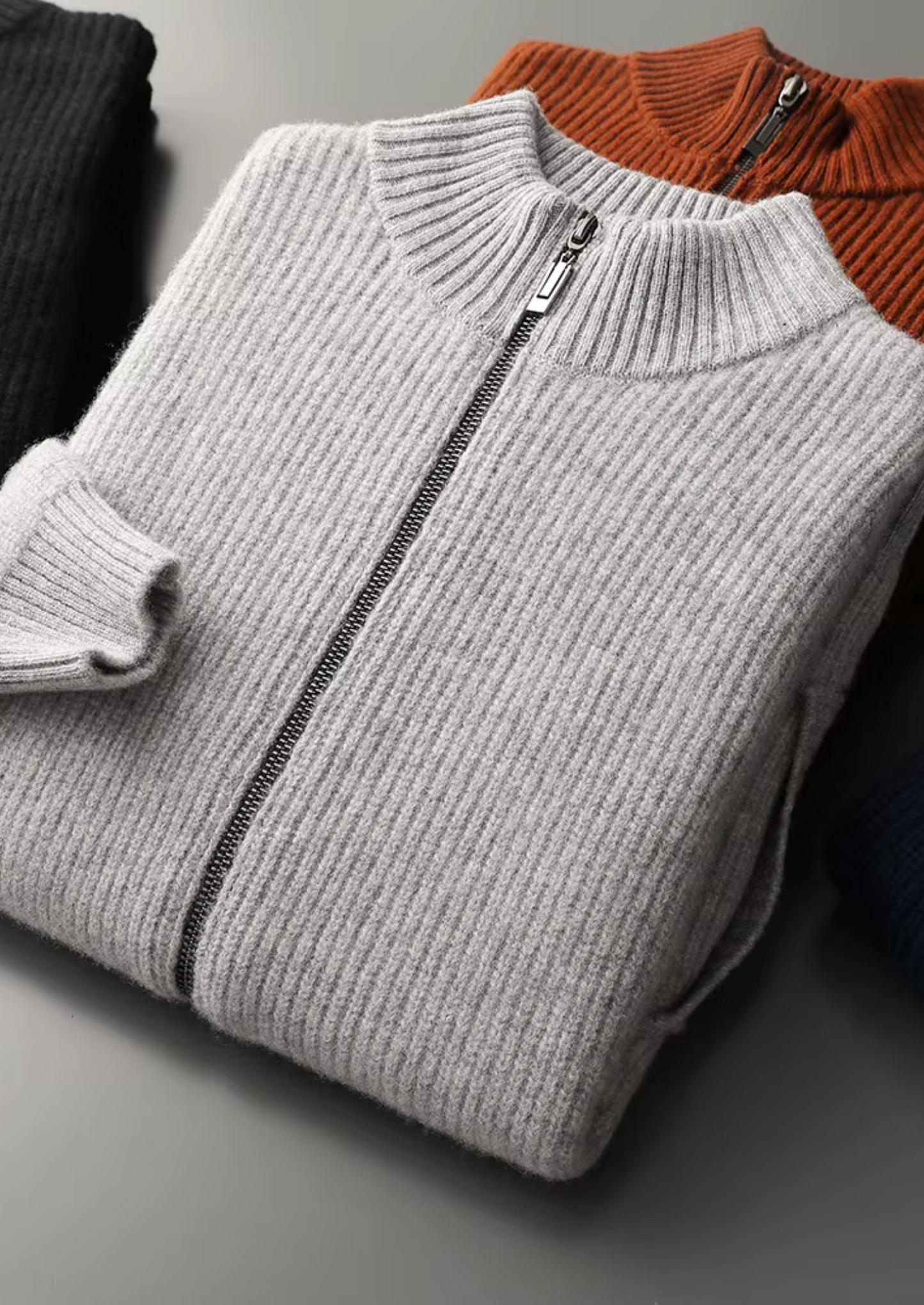Men's Extra-Fine Merino Wool Ribbed Cardigan – ASCENDARY®