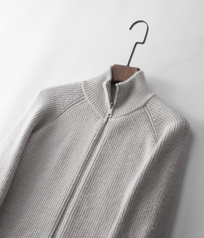 Men's Premium Wool-Blend Knitted Zip Vest – ASCENDARY®
