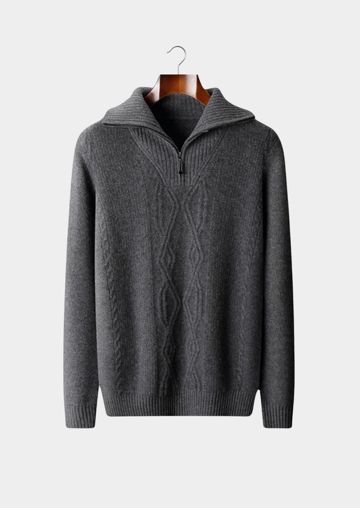 Men's Extra-Fine Merino Wool Half-Zip Sweater – ASCENDARY®