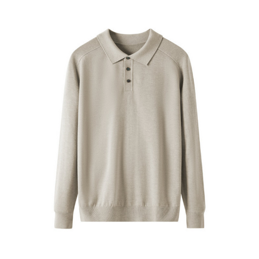 100% Premium Wool Polo – Hypoallergenic | Skin-Gentle | ASCENDARY®