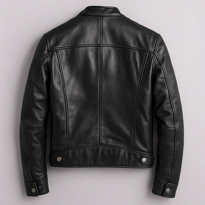 Aher Ascendary Vintage Biker Leather Jacket X2