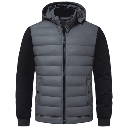 Premium Hybrid Down Jacket – Skin-Soft | ASCENDARY®