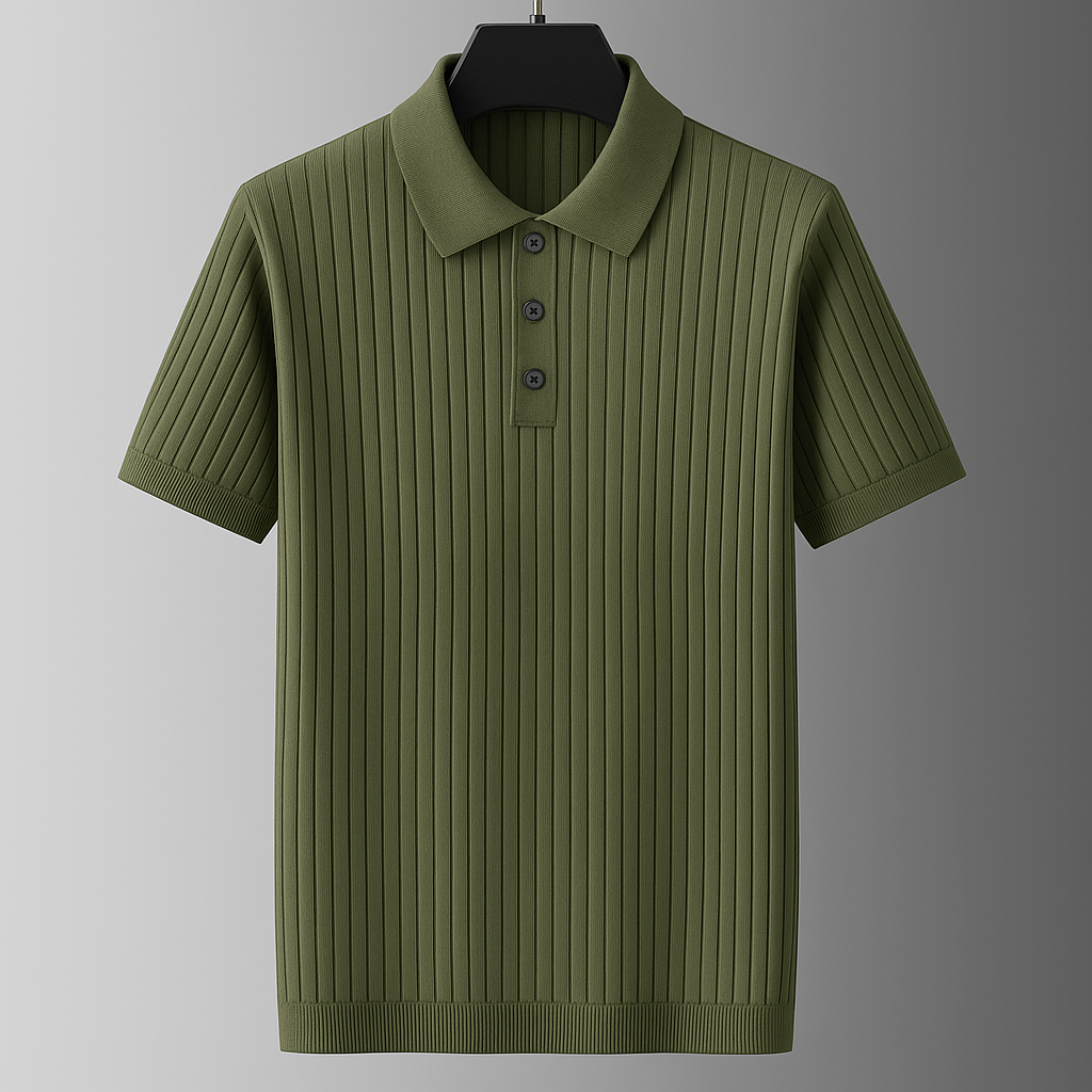 Savoni Ribbed Knit Polo