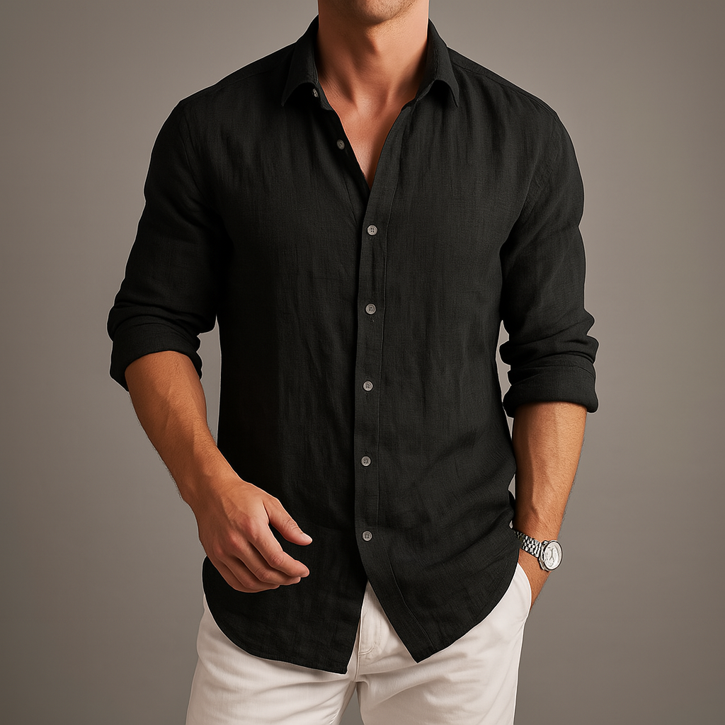 Arden Linen Button-Up