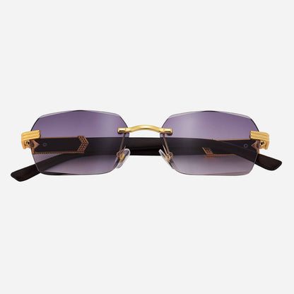 GUAN Sunglasses – UV400 | Wood & Gold Frame | ASCENDARY®