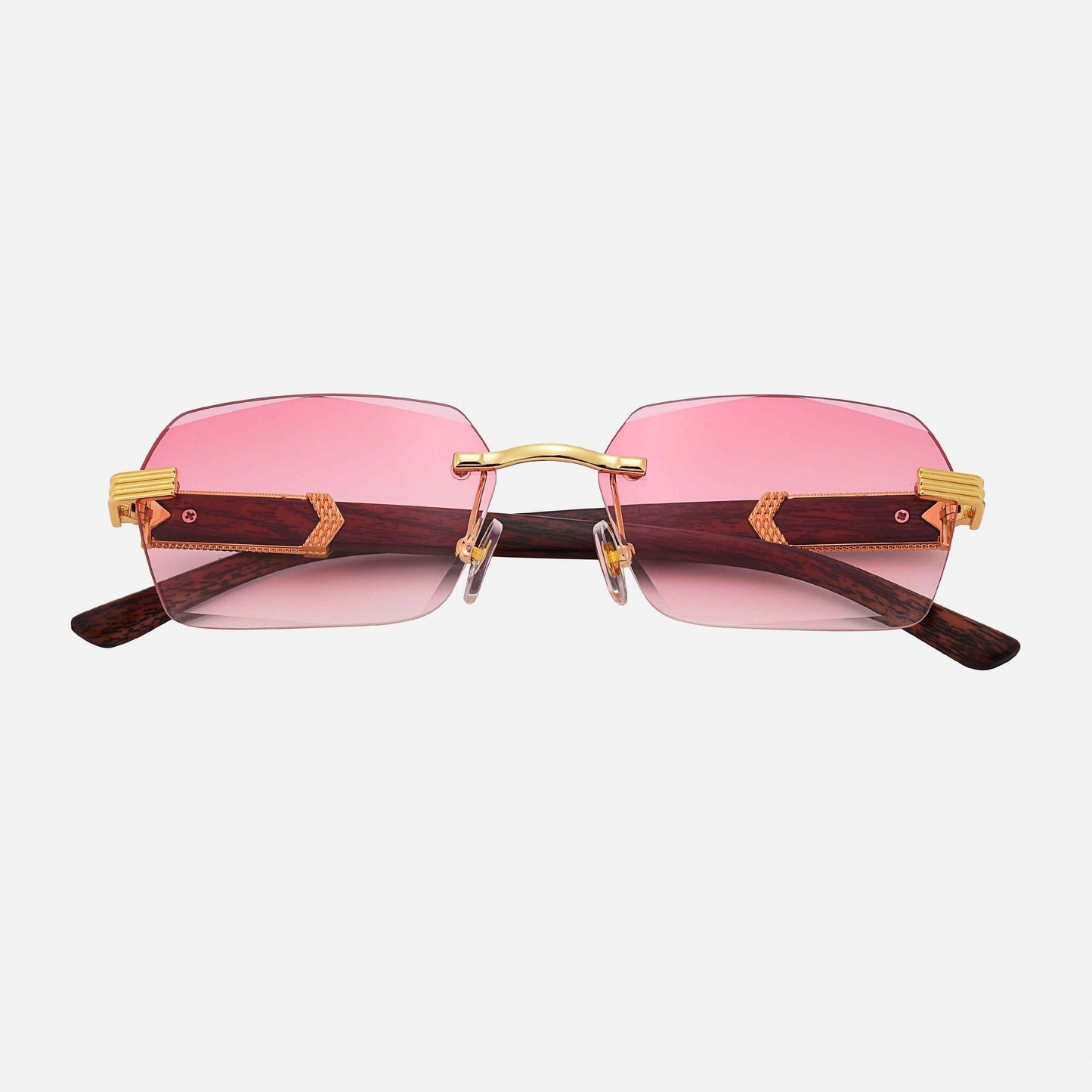 GUAN Sunglasses – UV400 | Wood & Gold Frame | ASCENDARY®