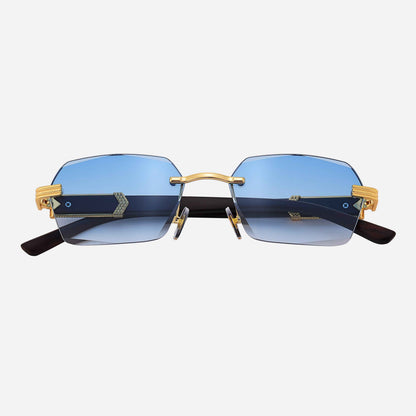 GUAN Sunglasses – UV400 | Wood & Gold Frame | ASCENDARY®
