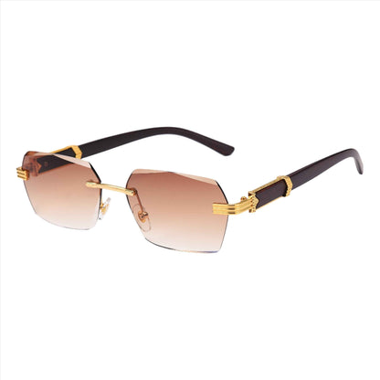 GUAN Sunglasses – UV400 | Wood & Gold Frame | ASCENDARY®