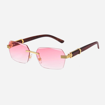 GUAN Sunglasses – UV400 | Wood & Gold Frame | ASCENDARY®